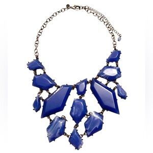 EXPRESS Blue BIB Statement Necklace